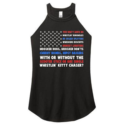 You Dont Have No Whistlin Bungholes Fireworks Joe Dirt Usa American Flag Women's Perfect Tri Rocker Tank