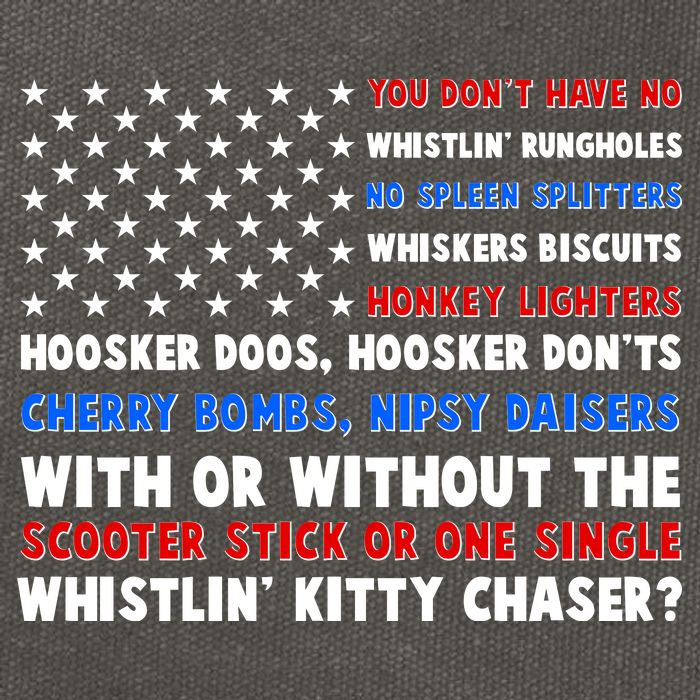 You Dont Have No Whistlin Bungholes Fireworks Joe Dirt Usa American Flag Cotton Canvas Backpack