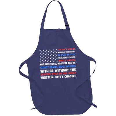 You Dont Have No Whistlin Bungholes Fireworks Joe Dirt Usa American Flag Apron