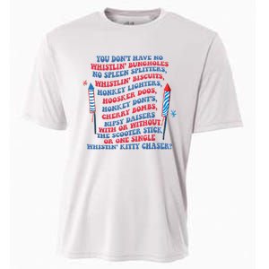 You Don’T Have No Whistlin’ Bungholes Funny July 4th Of July Cooling Performance Crew T-Shirt