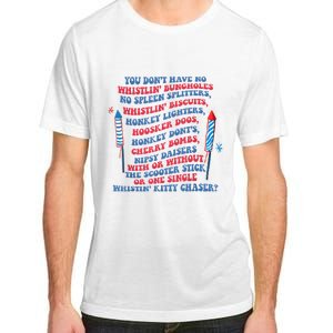 You Don’T Have No Whistlin’ Bungholes Funny July 4th Of July Adult ChromaSoft Performance T-Shirt