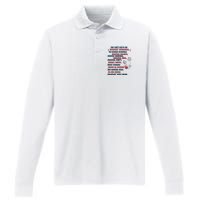 You Dont Have No Whistling Bungholes 4th Of July Usa Flag Performance Long Sleeve Polo