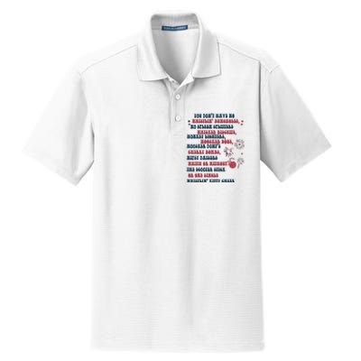 You Dont Have No Whistling Bungholes 4th Of July Usa Flag Dry Zone Grid Polo