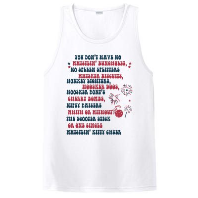 You Dont Have No Whistling Bungholes 4th Of July Usa Flag PosiCharge Competitor Tank