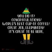 You Did It Congratulations Worlds Best Cup Of Coffee Buddy Stripe Pom Pom Beanie