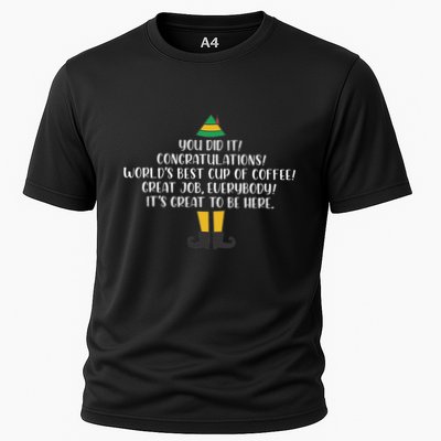You Did It Congratulations Worlds Best Cup Of Coffee Buddy Performance Shirt