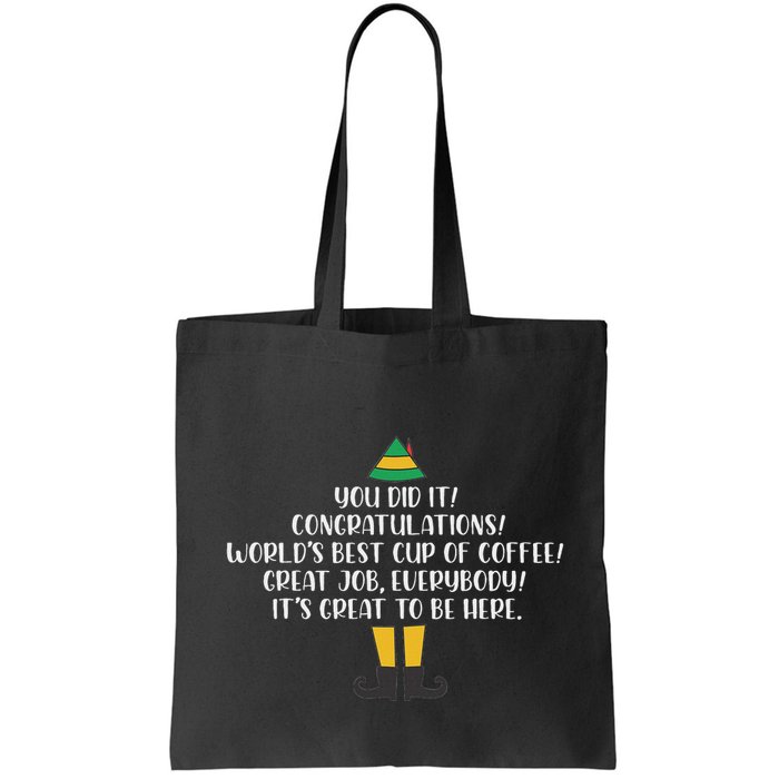 You Did It Congratulations Worlds Best Cup Of Coffee Buddy Bag