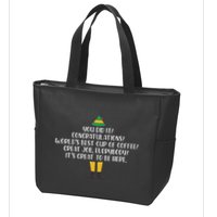 You Did It Congratulations Worlds Best Cup Of Coffee Buddy Zip Tote Bag