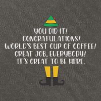 You Did It Congratulations Worlds Best Cup Of Coffee Buddy Cotton Canvas Backpack