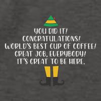 You Did It Congratulations Worlds Best Cup Of Coffee Buddy Vector Backpack