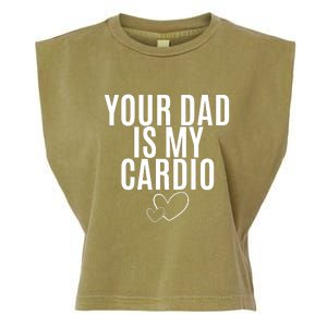 Your Dad Is My Cardio Love So Pure Garment-Dyed Women's Muscle Tee