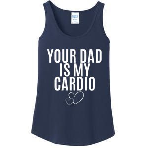 Your Dad Is My Cardio Love So Pure Ladies Essential Tank