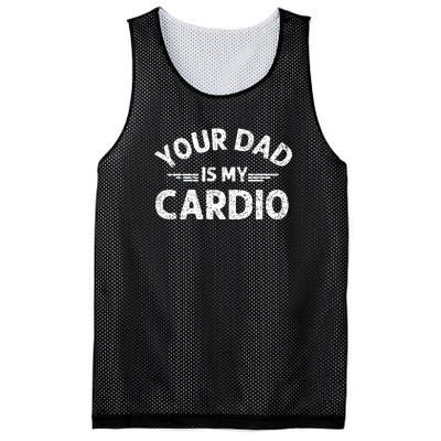 Your Dad Is My Cardio Shirts Fathers Day Womens Mens Mesh Reversible Basketball Jersey Tank