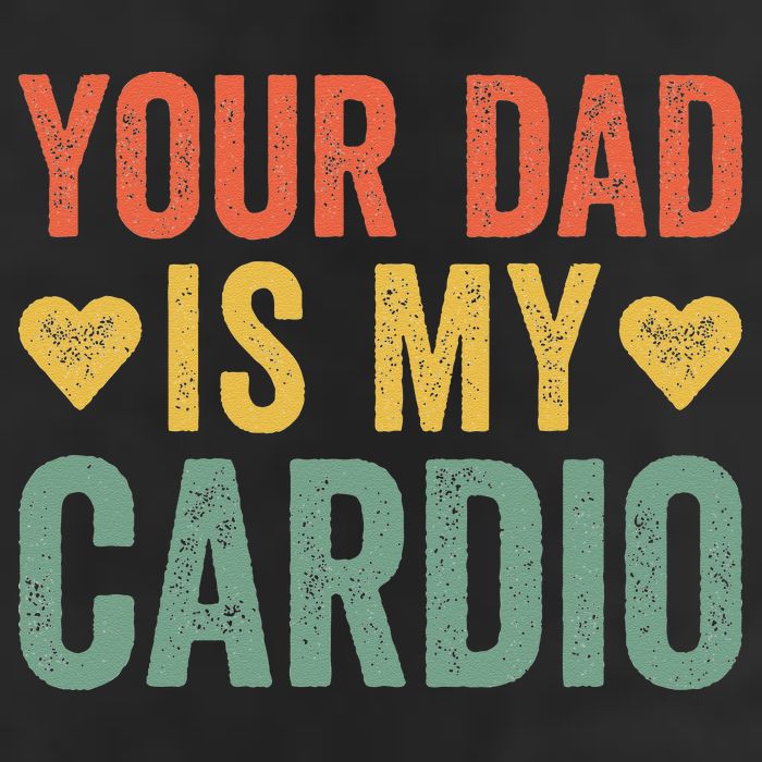 Your Dad Is My Cardio Golf Towel