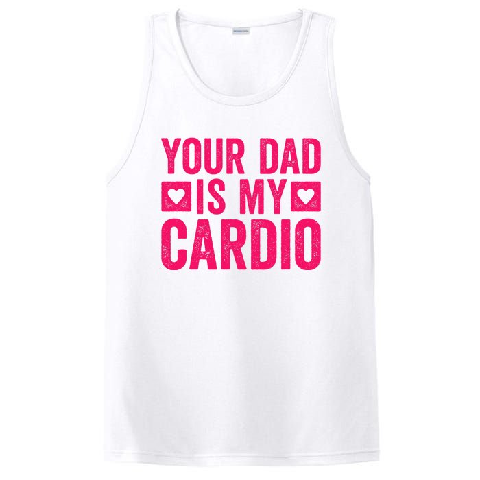 Your Dad Is My Cardio PosiCharge Competitor Tank