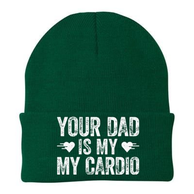 Your Dad Is My Cardio Knit Cap Winter Beanie