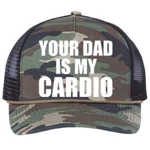 You Dad Is My Cardio Retro Rope Trucker Hat Cap