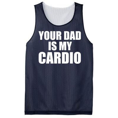 You Dad Is My Cardio Mesh Reversible Basketball Jersey Tank