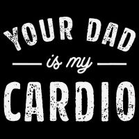 Your Dad Is My Cardio 16 in Basic Backpack