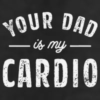 Your Dad Is My Cardio 25L Jumbo Tote