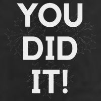 You Did It Congratulations Graduation Win Promotion Adult Drive Performance Visor