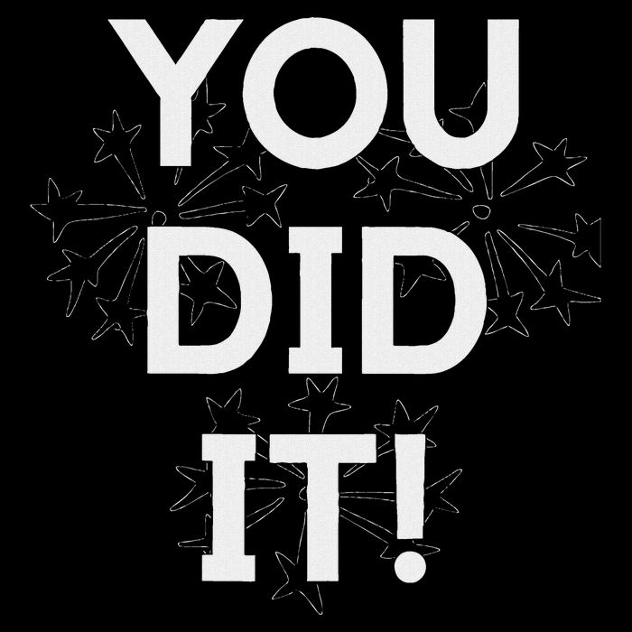 You Did It Congratulations Graduation Win Promotion Wool Snapback Cap