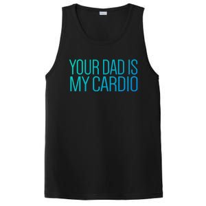 Your Dad Is My Cardio Relationship Funny Gym Workout Gift PosiCharge Competitor Tank