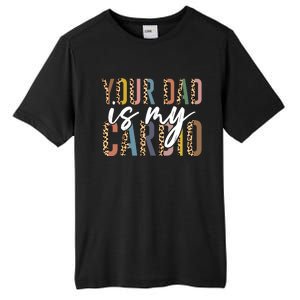 Your Dad Is My Cardio Leopard Funny Fathers Day Tall Fusion ChromaSoft Performance T-Shirt