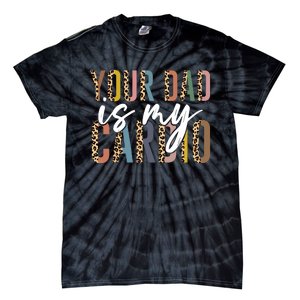 Your Dad Is My Cardio Leopard Funny Fathers Day Tie-Dye T-Shirt