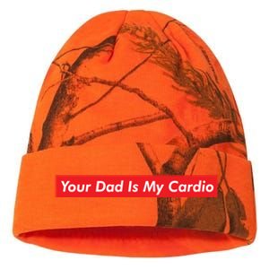 Your Dad Is My Cardio Meme Funny Gym Workout Humor Exercise Cute Gift Kati Licensed 12" Camo Beanie