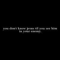 You DonT Know Jesus Till You See Him In Your Enemy Youth Performance Sprint T-Shirt