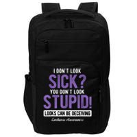 You DonT Look Stupid Epilepsy Awareness Impact Tech Backpack