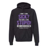 You DonT Look Stupid Epilepsy Awareness Premium Hoodie