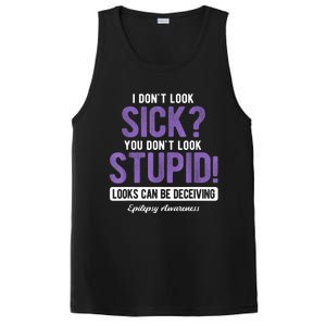 You DonT Look Stupid Epilepsy Awareness PosiCharge Competitor Tank