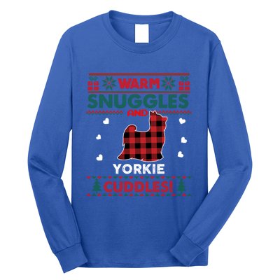 Yorkie Dog Lover Yorkshire Terrier Ugly Christmas Sweater Gift Long Sleeve Shirt