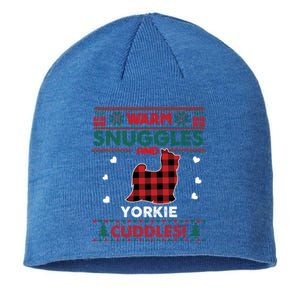 Yorkie Dog Lover Yorkshire Terrier Ugly Christmas Sweater Gift Sustainable Beanie