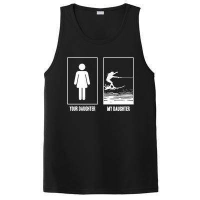 Your Daughter My Daughter Beachsports Water Skiing Athletes Gift PosiCharge Competitor Tank