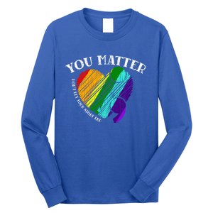 You Do Matter Happy Suicide Prevention Awareness Graphic Meaningful Gift Long Sleeve Shirt