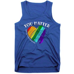 You Do Matter Happy Suicide Prevention Awareness Graphic Meaningful Gift Tank Top