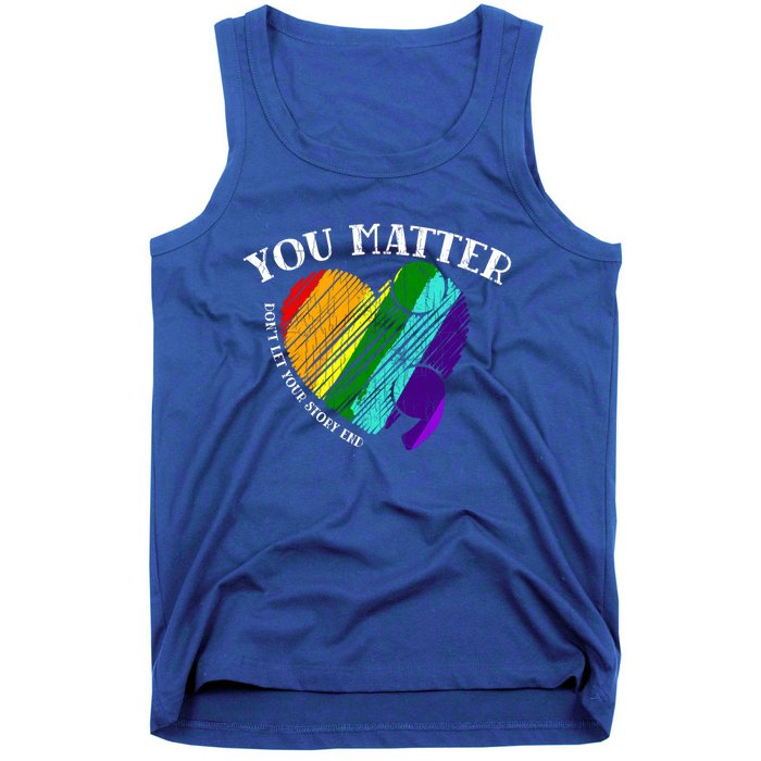 You Do Matter Happy Suicide Prevention Awareness Graphic Meaningful Gift Tank Top