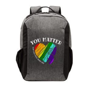 You Do Matter Happy Suicide Prevention Awareness Graphic Meaningful Gift Vector Backpack