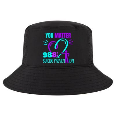 You Do Matter 988 Social Worker Suicide Prevention Awareness Funny Gift Cool Comfort Performance Bucket Hat