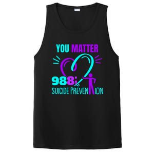 You Do Matter 988 Social Worker Suicide Prevention Awareness Funny Gift PosiCharge Competitor Tank