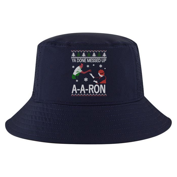 Ya Done Messed Up AARon Ugly Christmas Cool Comfort Performance Bucket Hat