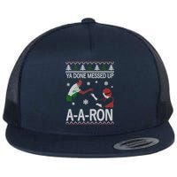Ya Done Messed Up AARon Ugly Christmas Flatbill Hat
