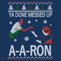 Ya Done Messed Up AARon Ugly Christmas Sustainable Beanie