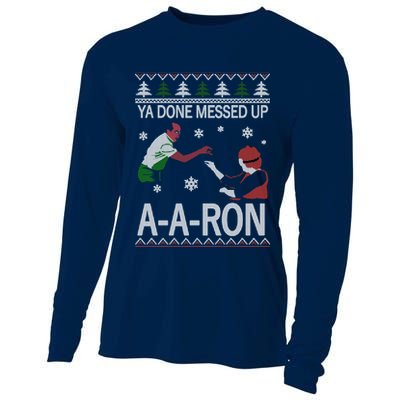 Ya Done Messed Up AARon Ugly Christmas Cooling Performance Long Sleeve Crew