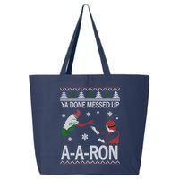 Ya Done Messed Up AARon Ugly Christmas 25L Jumbo Tote
