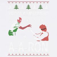 Ya Done Messed Up AARon Ugly Christmas Garment-Dyed Sweatshirt