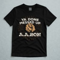 You Done Messed Up Aaron Funny School T-Shirt